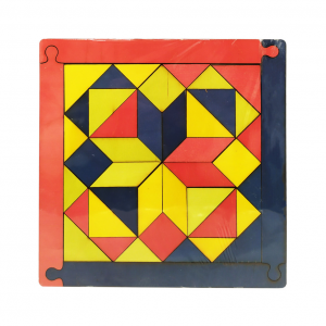 Дитяча мозаїка "Геометрика"172401 дерев'яна (Красный-синий)