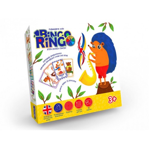 Детская настольная игра "Bingo Ringo" GBR-01-01EU на укр/англ. языках