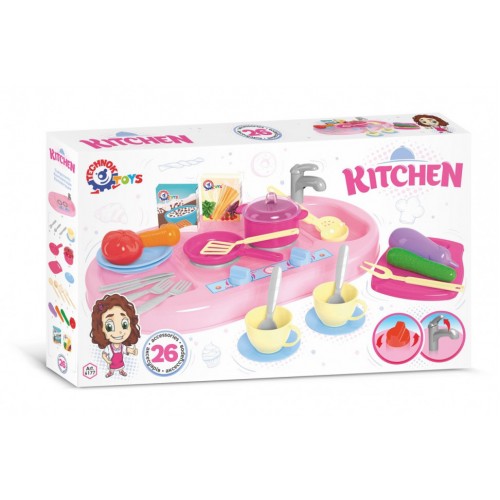 Детский игровой набор Кухня 6177TXK, 26 предметов