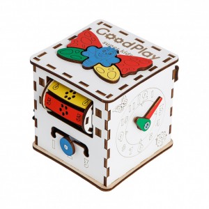 Дитячий розвиваючий куб Бізіборд K001, 12 × 12 × 12