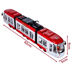 Іграшка модель Трамвай K1114, 48,5*7,5*13,5 (Червоний)