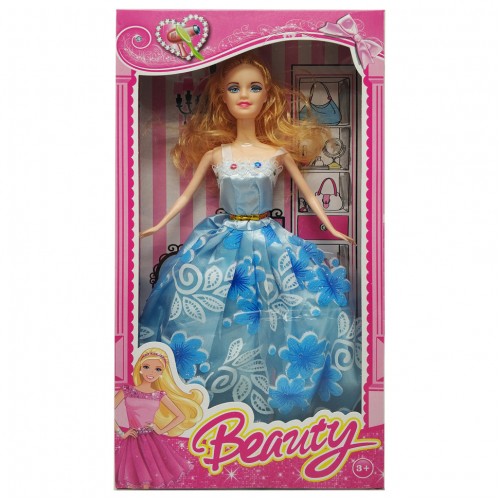 Кукла типа Барби 1219-5-1 в бальном платье (Синий)