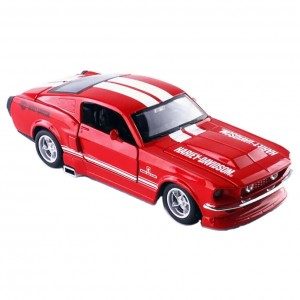 Машина металлическая АВТОПРОМ 6610 Ford Mustang Shelby GT500, 1:32 (Красный)