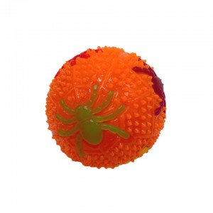 Резиновый Мяч прыгун "Паук" Bambi C50340 со светом (Оранжевый)