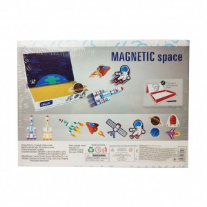 Деревянная игрушка Пазлы MD 2815 магнитные (Космос)