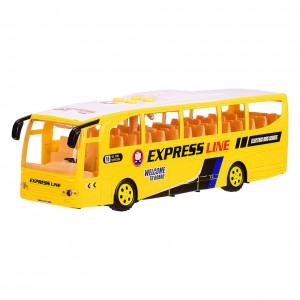 Детская игрушка Автобус Bambi 1578 со звуком и светом (Желтый)