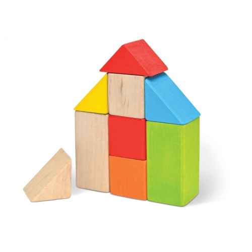 Детские деревянные кубики Igroteco 900163 цветные