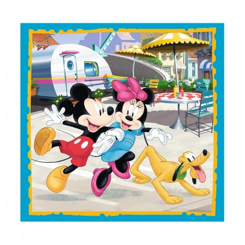 Детские пазлы 3 в 1 Disney "Микки Маус с друзьями" Trefl 34846