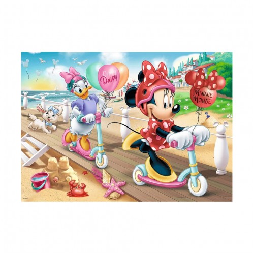 Дитячі пазли Disney "Міні з самокатом на пляжі" Trefl 13262 200 елементів