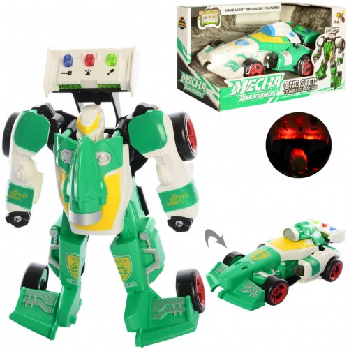 Детский трансформер D622-H04 робот+машинка (Зелёная)