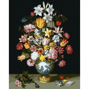 Картина за номерами "Квіткова симфонія" © Ambrosius Bosschaert de Oude Ідейка KHO3210 40х50 см