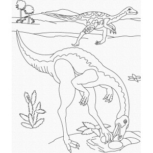 Роспись на холсте. Art Craft "Динозавры" 25х30 см 15524-AC