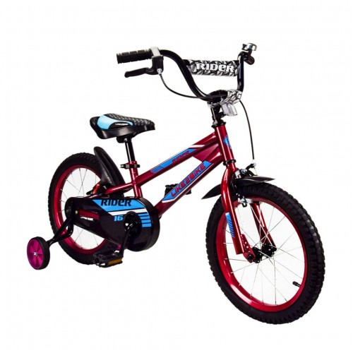Велосипед детский 2-х колесный 16'' 211606 (RL7T) Like2bike Rider, вишневый, рама сталь, со звонком