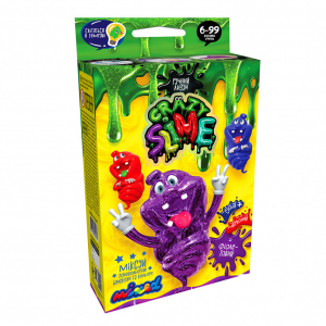 Дитячий набір для створення лизуна "Crazy Slime" SLM-02, 4 види (Фіолетовий)
