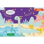 Детская книга с наклейками "Динозаврики" 879006 на укр. языке