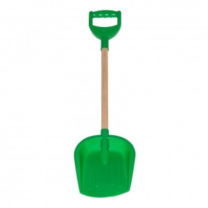 Детский набор "Лопатка малая с деревянной ручкой" ТехноК 2896TXK, 65 см (Зеленый)