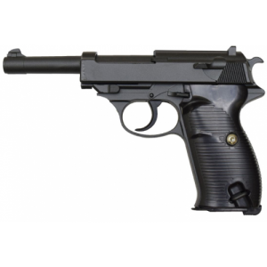 Детский пистолет на пульках "Вальтер P38" Galaxy G21 Металл, черный