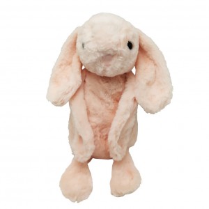 Детский плюшевый рюкзак Кролик Bambi C51801, 30х13 см (Розовый)