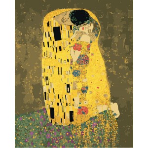 Картина по номерам. "Аура поцелуя 2" - Густав Климт KHO4534, 40х50 см