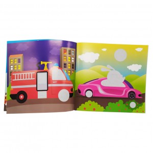 Книга разрисовка для малышей "Транспорт" Книжковий хмарочос 400616