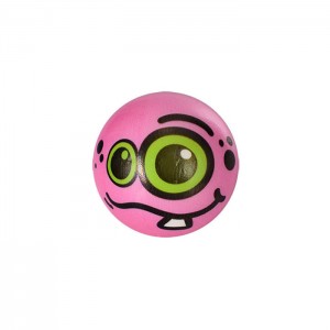 Мяч детский Монстрик Bambi MS 3438-1 размер 6,3 см фомовый (Розовый)