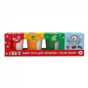 Набір тісту для ліплення "Aroma Dough 4 cups" TM Lovin 41201 у баночках