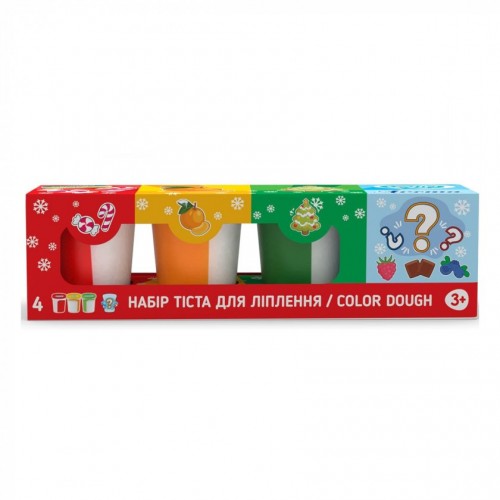 Набір тісту для ліплення "Aroma Dough 4 cups" TM Lovin 41201 у баночках