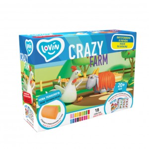 Набор теста для лепки "Crazy Farm" TM Lovin 41189