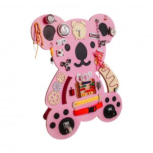 Розвиваюча іграшка Бізіборд "Коала" Temple Group TG200144 75х62 см Рожевий