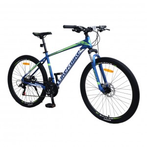 Велосипед дорослий 2-х колісн. 27,5" A212701 (1шт) LIKE2BIKE Active 1.0,синій матовий,рама алюм.18",21-шв, Disk brake,збірка 85%
