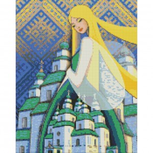 Алмазна мозаїка "Берегиня Свято-Троїцького Собору" ©mosyakart Ідейка AMO7431 40х50 см