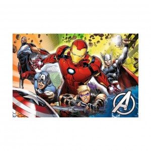 Дитячі пазли SUPER МАХІ Marvel "Разом сильніше" Trefl 41007 24 елементи, з розфарбовкою