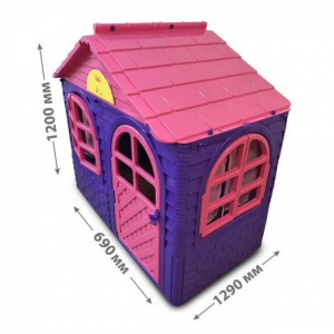 Детский домик "Дом со шторками"