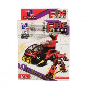 Детский конструктор  0868-57 пожарный транспорт (Вид 1)
