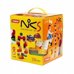 Детский конструктор с крупными деталями "NIK-5" 71559, 224 детали