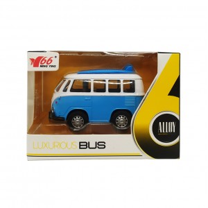 Детский металлический Автобус Bambi MY66-Q1215 инерционный (Голубой)