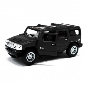 Коллекционная игрушечная машинка HUMMER H2 SUV KT5337W инерционная (Черный)