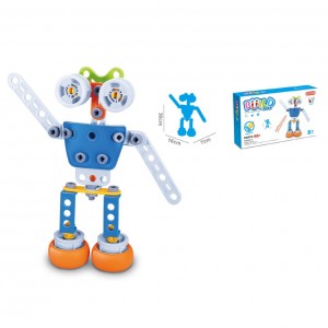 Конструктор детский Build&Play "Робот" HANYE J-7709, 59 элемента