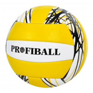 М'яч волейбольний Profi EV-3372 діаметр 21 см (Жовтий)