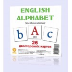 Развивающие карточки "Английский алфавит" (110х110 мм) 101693 на англ. языке