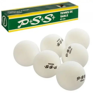 Теннисные шарики Bambi MS 2202, 6 шт в упаковке (Белый)