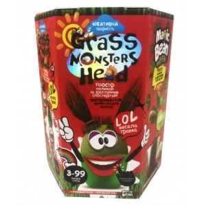 Набор креативного творчества "Grass Monsters Head" (укр)