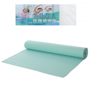 Йогамат, коврик для йоги MS1847 материал ПВХ (Голубой)