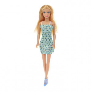 Детская кукла "Fashion girl" DEFA Bambi 8451-BF, 29 см (Зелёный)