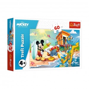 Дитячі пазли Disney "Цікавий день для Мікі Мауса" Trefl 17359 60 елементів