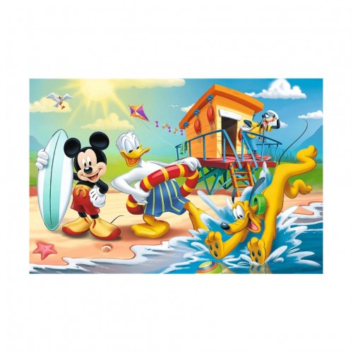 Детские пазлы Disney "Интересный день для Микки Мауса" Trefl 17359 60 элементов