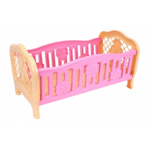 Іграшкове ліжечко для ляльки 4517TXK, 2 кольори (Рожевий)