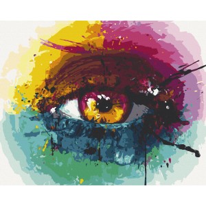 Картина по номерам. Art Craft "Радужный глаз" 40х50 см 10246-AC