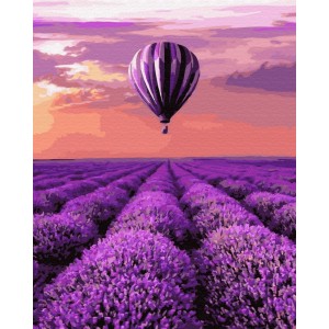 Картина по номерам. Brushme "Воздушный шар в Провансе" GX32305, 40х50 см