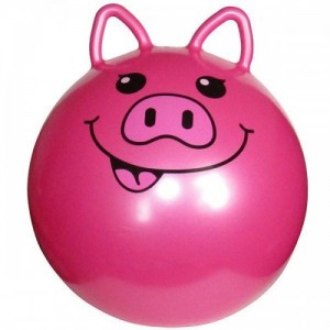 Мяч для фитнеса MS 0936 (Розовая свинка)